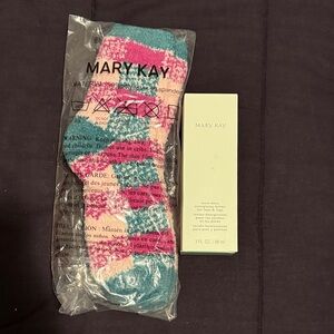 Mary Kay Vibrant Pink and Blue Socks with Lotion